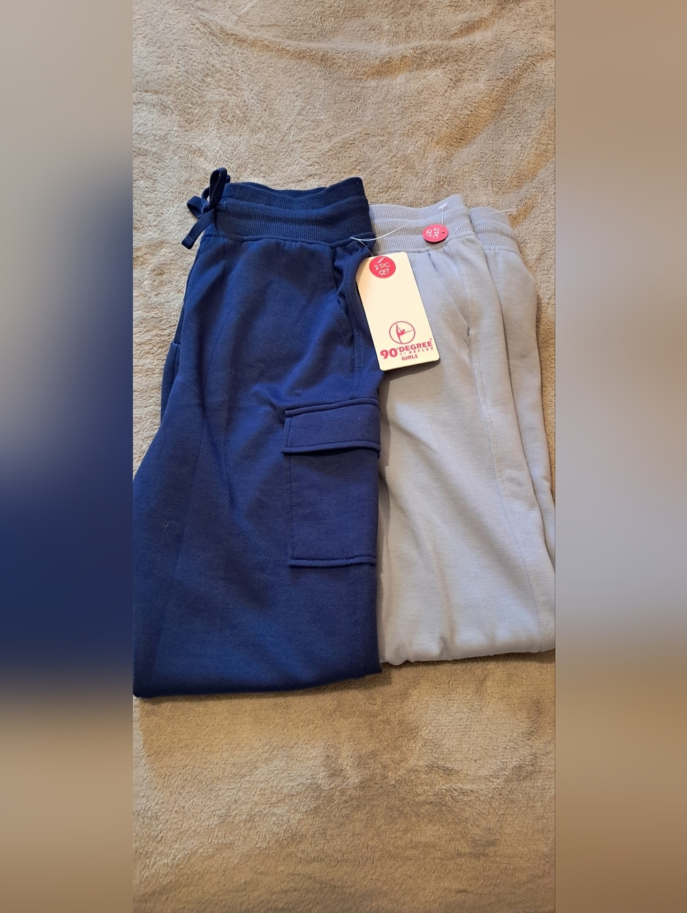 Girls 2pc 90 Degrees Joggers Sz M(10)